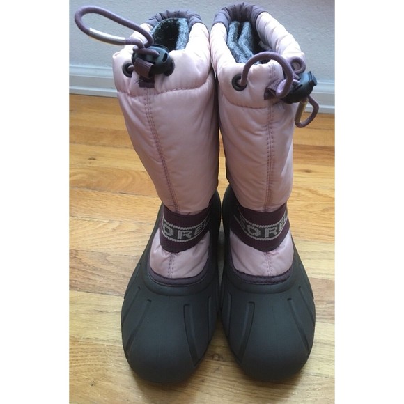 Sorel Cub Winter Snow Boot Size 3 Isla/crushed Berry - Picture 3 of 8